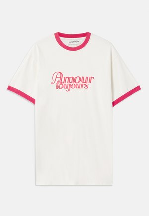 Carne Bollente EVEN MORE AMOUR UNISEX - T-Shirt print - off-white