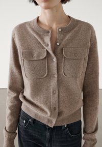 Massimo Dutti Strickjacke - brown