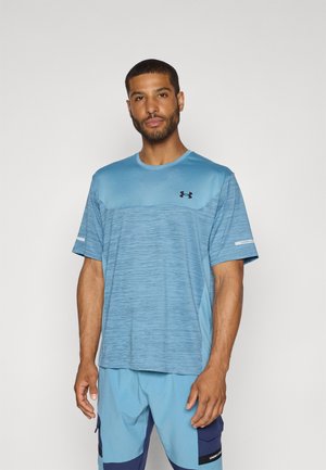 UTILITY - T-shirt de sport - washed navy/blue smoke/black