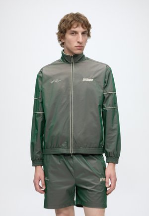 Les Deux PRINCE SHINY TRACK JACKET - Veste légère - pineneedle green