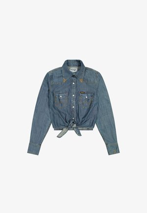 Wrangler WRANGLER x LAINEY WILSON TIE FRONT SHIRT - Hemdbluse - denim