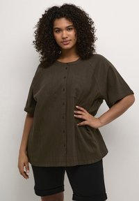 Kaffe Curve KCPAULA - Blusa - forest night