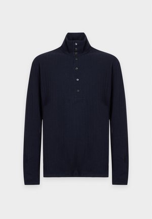 Paul Smith MENS FUNNEL NECK - Блуза с дълги ръкави - very dark navy