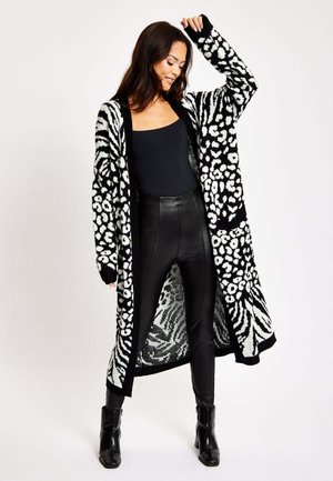 MONO ZEBRA AND ANIMAL LONG - Cardigan - multi