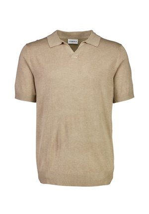 Lindbergh, SS V-NECK - Polo - sand mel