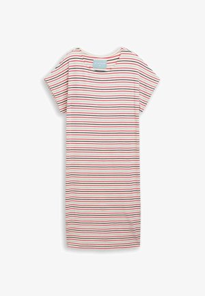 TOM TAILOR, TOM TAILOR BODYWEAR NACHTHEMD MIT STREIFENMUSTER - Camicia da notte - white medium horizontal stripe