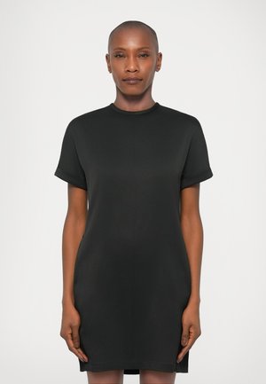 BATWING SHORT SLEEVE DRESS - Päevakleit - black