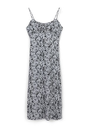 FANTASIA ANIMALIER - Vestito lungo - var ultrablack