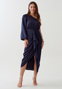 CHANCERY PALMER MIDI - Koktailové šaty/večierkové šaty - navy blue