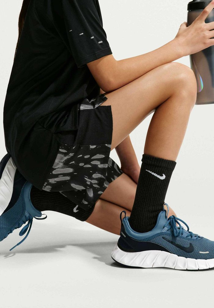 Nike FREE RIDE GS UNISEX - Road running shoes - smoky blue summit white dark slate