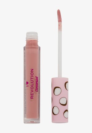 I HEART REVOLUTION TASTY COCONUT LIP GLOSS - Läppglans - coconut meringue