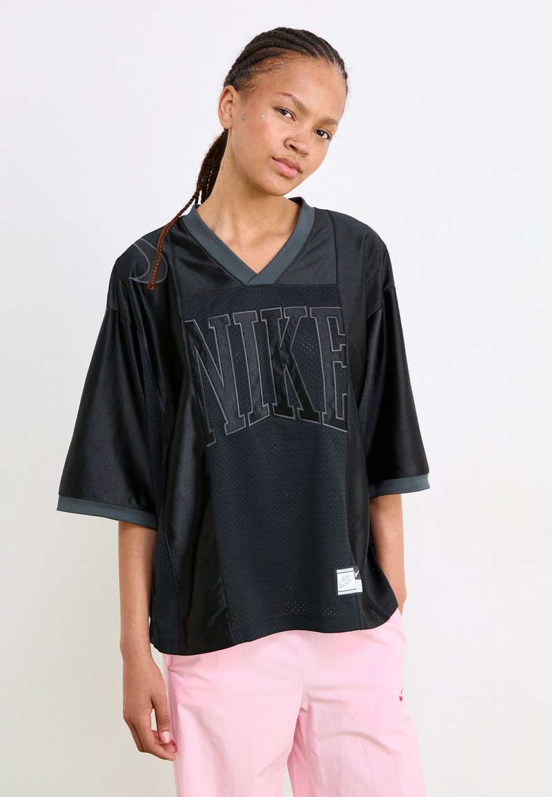 Nike Sportswear - STREET - Apdrukāts T-krekls - black, Palielināt
