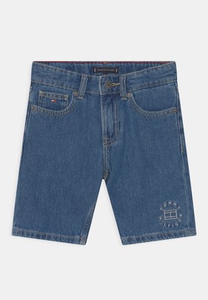 SPENCER - Jeans Shorts - blue denim