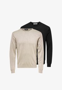 Non sélectionné, schwarz beige