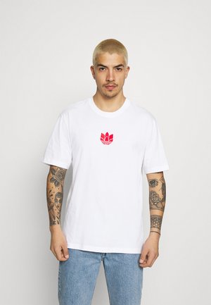 TEE UNISEX - Triko s potiskem - white/scarlet