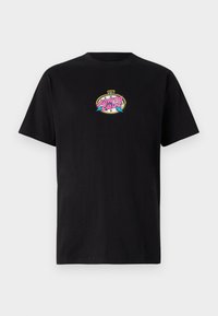 GRABKE CLOCK DOT FRONT UNISEX - T-shirt imprimé - black