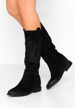CAFèNOIR Botas de cuña - black