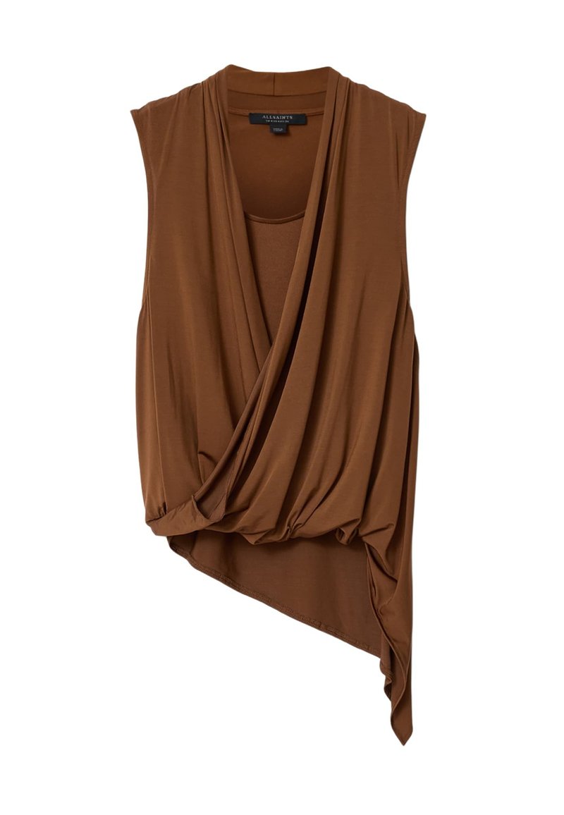 AllSaints ADALINE - Blusa - cognac brown/marrón - Zalando.es