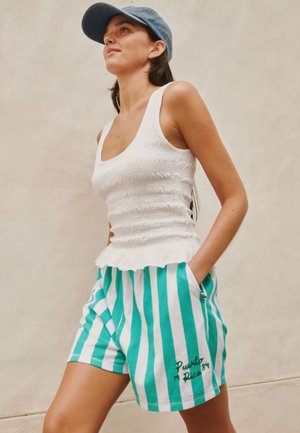 Next Dresside alumine osa - green ecru stripe