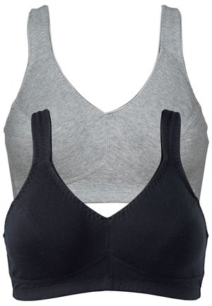 bonprix 2 PACK - Soutien-gorge invisible - grau
