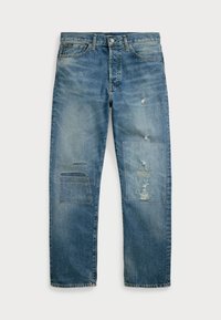 HERITAGE STRAIGHT DISTRESSED JEAN - Jeans Straight Leg - isle royale