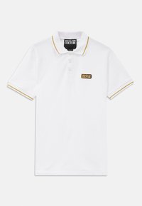 PLACKET - Polo - white/gold