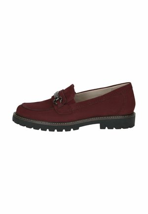 Caprice Scarpe senza lacci - bordeaux nub