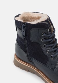 Friboo Botines con cordones - dark blue