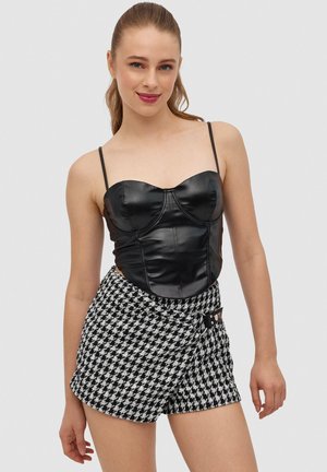 INSIDE CROP CORSÉ - Top - black