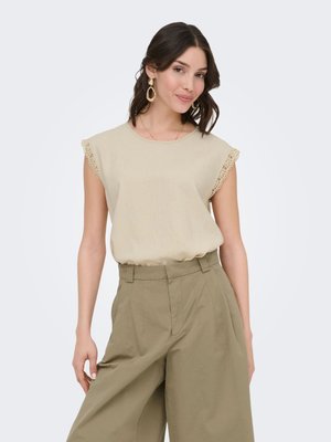 JDY, JDYSAY - T-shirt imprimé - oatmeal