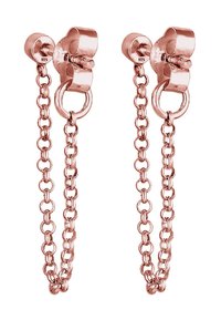 Elli SPARKLING BASIC GEO - MIT KRISTALLEN VON SWAROVSKI® - Orecchini - Roswgold-coloured