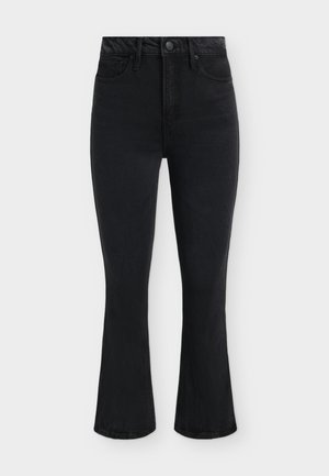 Good American, SOFT TECH GOOD STANDARD KICK FLARE JEANS - Jean flare - black