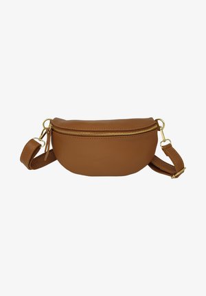 THEWAN., DEMI LUNE - PETIT BANANE - Sac bandoulière - camel