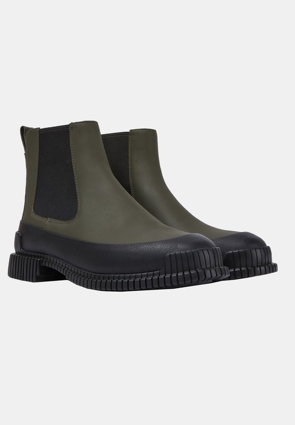 PIX - Ankle boots - dunkelgrün schwarz4