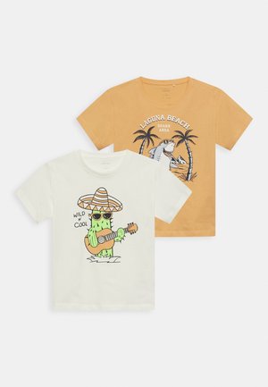 NMFDONNA - T-shirt print - salmon buff