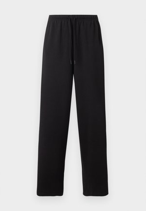 Pieces, PCCHILLI NEW WIDE PANTS - Pantalones deportivos - black