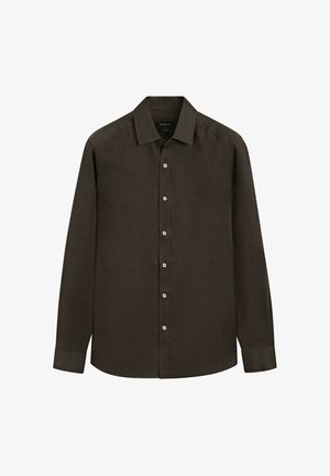 Massimo Dutti, Hemd - dark brown