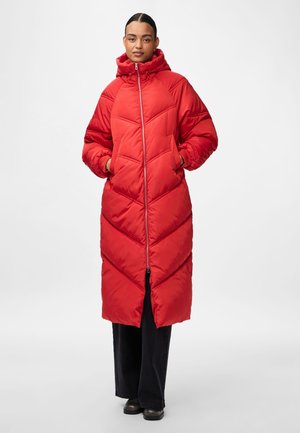 Pieces PCJOLIE LONG PUFFER JACKET - Wintermantel - goji berry