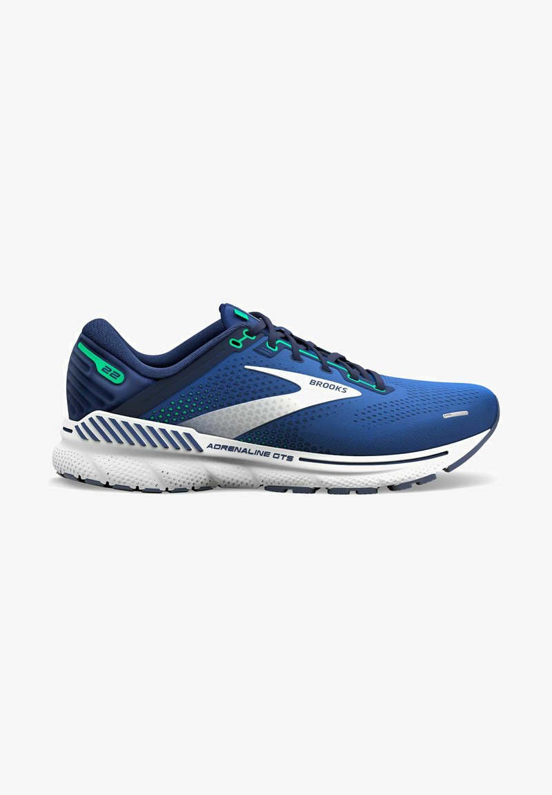 Brooks ADRENALINE GTS 22 - Chaussures de running sur route - surf the web blue irish green