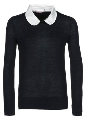 Stickad tröja - black