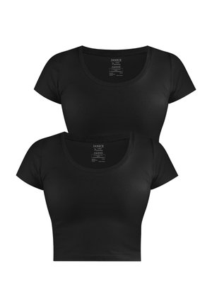 2 PACK  - T-Shirt basic - schwarz