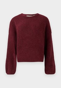 ALPHA SLIT PULLOVER - Striktrøje - blood red