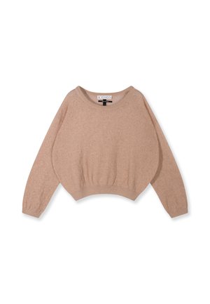 10DAYS, 10DAYS TOPS THIN KNIT SWEATER - Pullover - light fudge