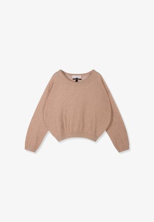 10DAYS, 10DAYS TOPS THIN KNIT SWEATER - Pullover - light fudge
