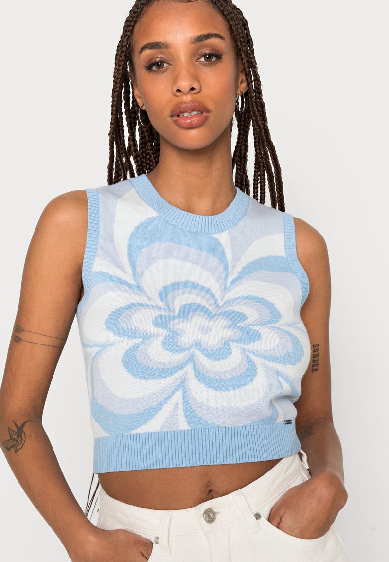 Damen Strickjacken | Hollister Co. VEST UPDATE Strickpullover exploded/pink - YG83177 Damen Strickjacken | Hollister Co. VEST UPDATE Strickpullover exploded/pink - YG83177