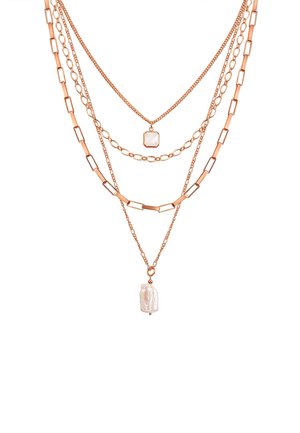 Necklace - gelbgoldfarben