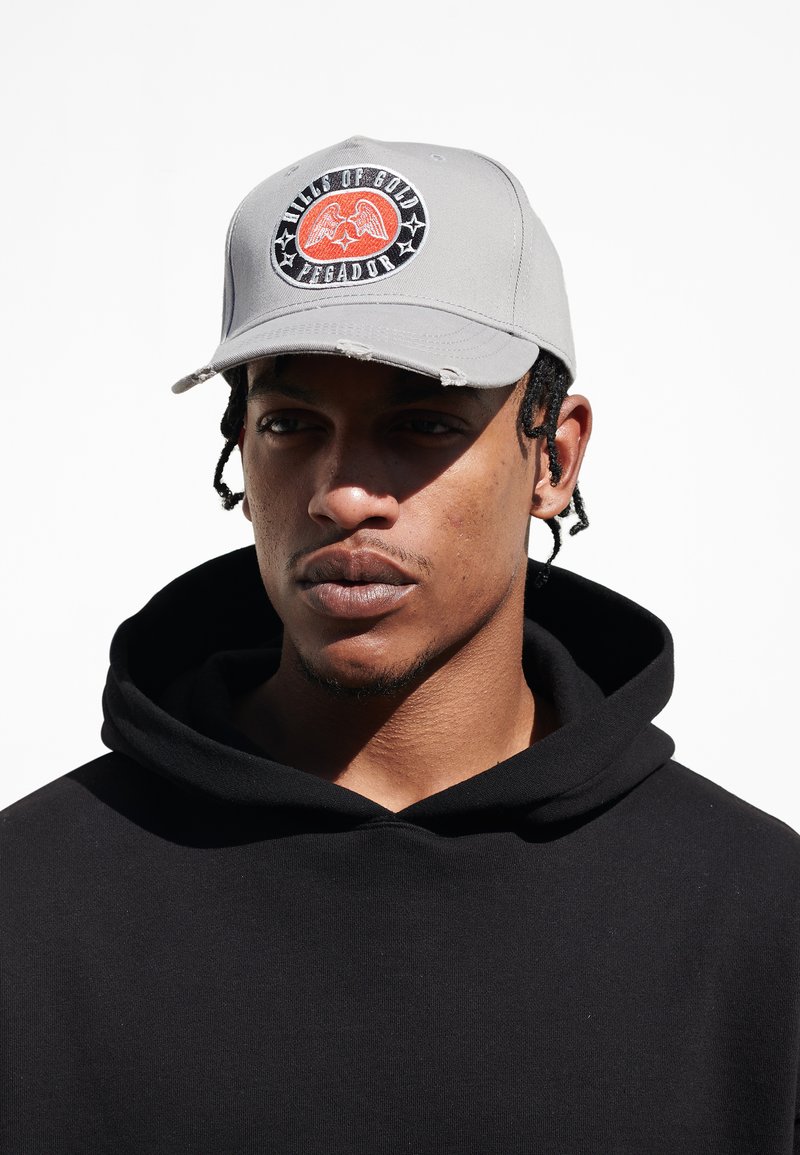 Pegador ALGON DESTROYED CAP UNISEX - Keps - grey/grå - Zalando.se