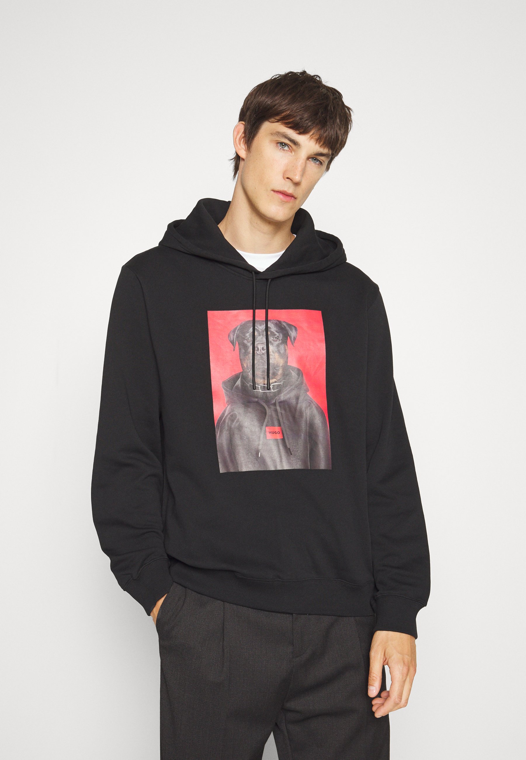 HUGO DOODIE - Sweatshirt - black - Zalando.co.uk