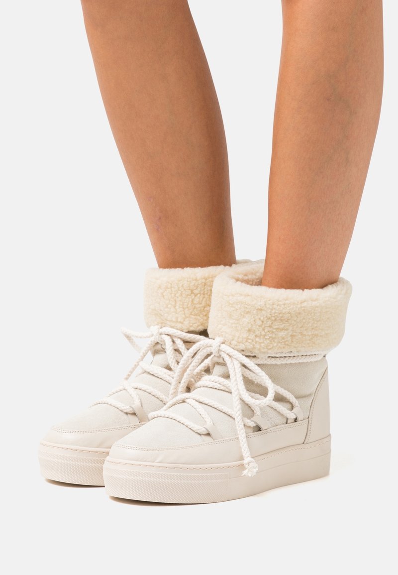 Anna Field Stivaletti con plateau - beige