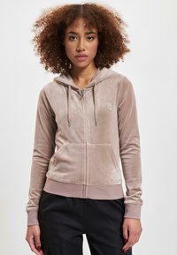 Juicy Couture ROBERTSON CLASSIC - Mikina so zipsom - fungi